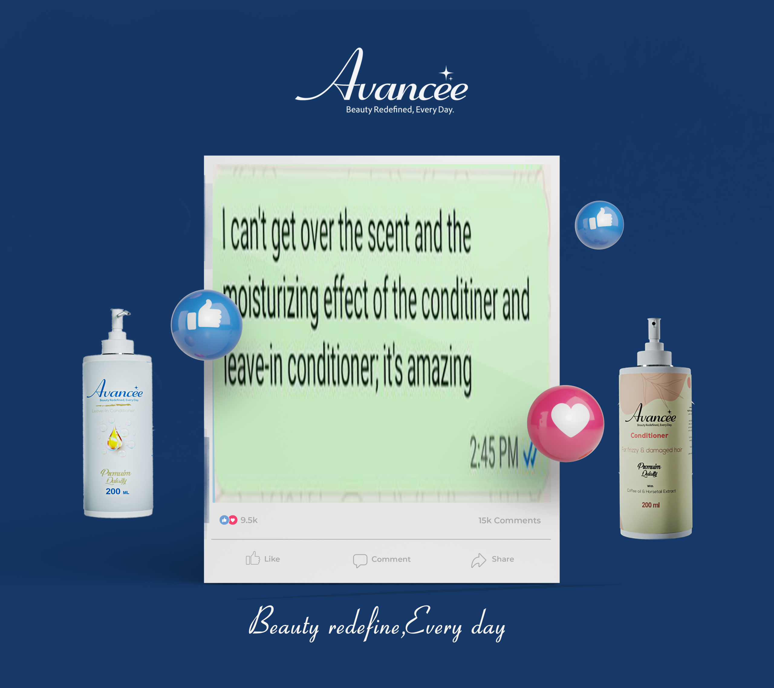 بلسم مرطب للشعر